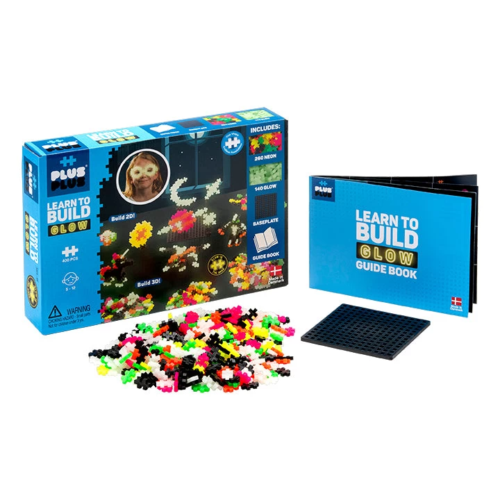 PLUS-PLUS Learn To Build | Glow In The Dark 3 PLUS-PLUS Learn To Build | Glow In The Dark