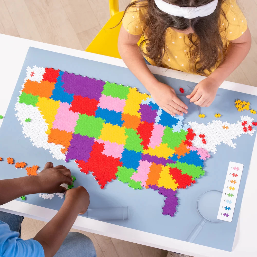 PLUS-PLUS Map Of The United States | Puzzle By Number 4 PLUS-PLUS Map Of The United States | Puzzle By Number - Image 2