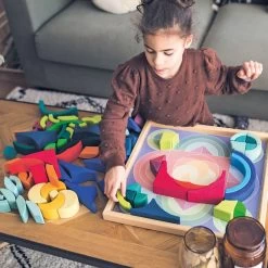 Grimm's Building Set Arcs In Squares -Baby Related 43140 Baukasten Viereck Boegen v24