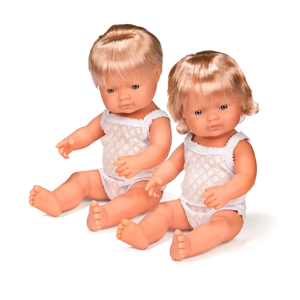 Miniland Baby Doll Caucasian Blonde 3 Miniland Baby Doll Caucasian Blonde