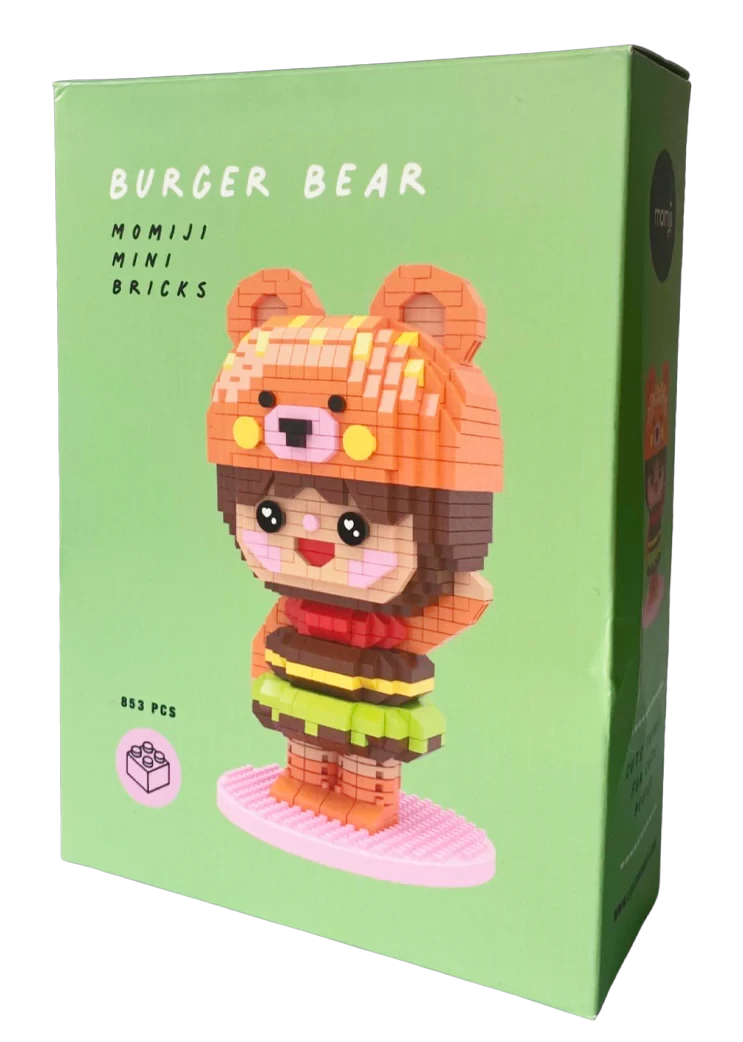 Burger Bear Momiji Mini Bricks 4 Burger Bear Momiji Mini Bricks - Image 2