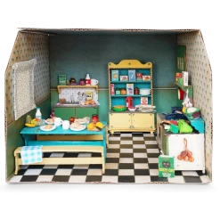 Cardboard Room Kitchen -Baby Related MH karton kamertje keuken sfeer png