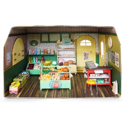 Cardboard Room Shop -Baby Related MH karton kamertje winkel sfeer png