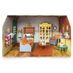 Cardboard Room Living Room -Baby Related MH karton kamertje woonkamer sfeer png