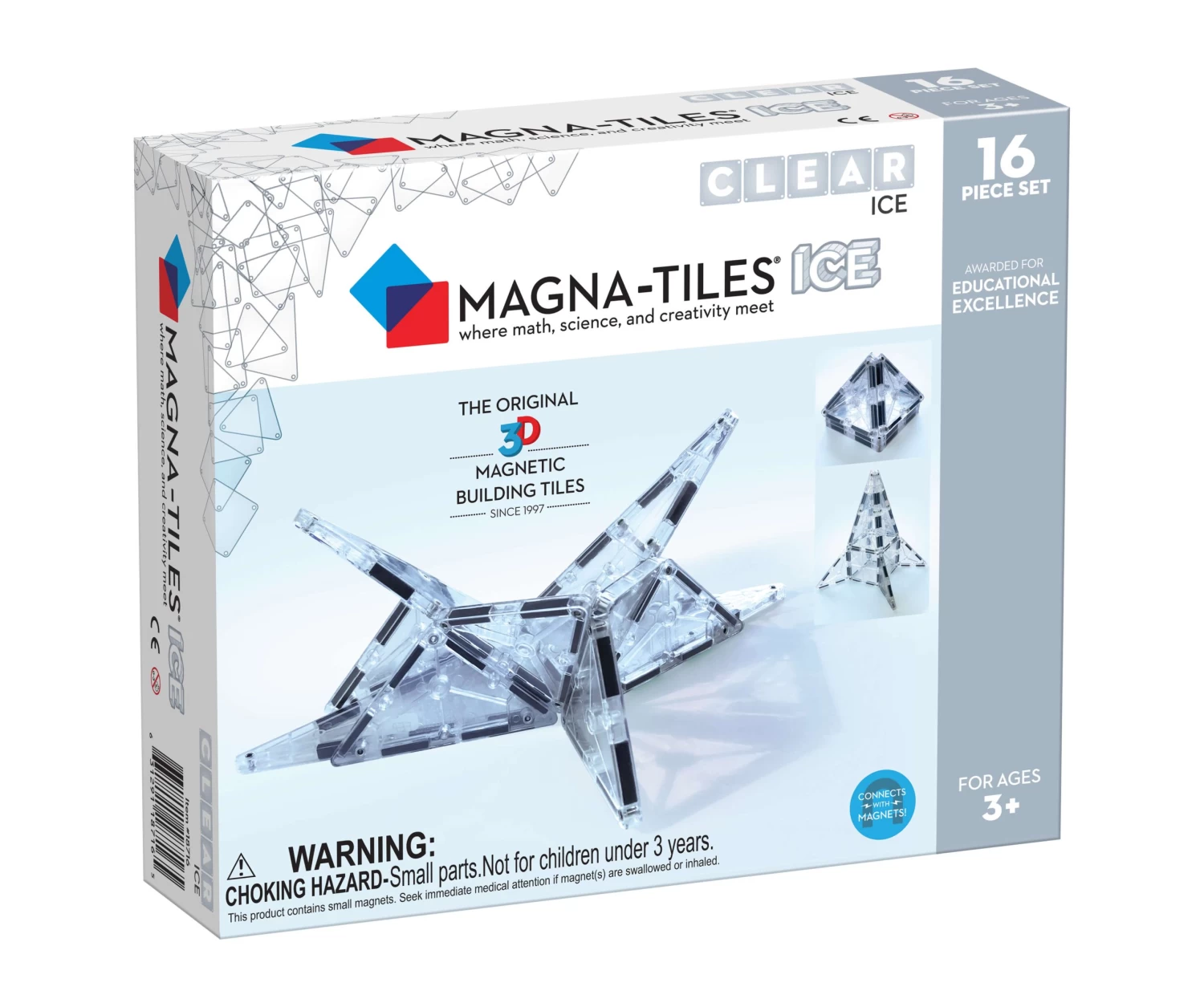 16 Piece Set | Magna-tiles Ice 3 16 Piece Set | Magna-tiles Ice