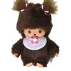 Monchhichi BEBICHHICHI | BASIC BIB GIRL -Baby Related Monchhichi Bebichhichi Mini Girl White Bib Plush with Pacifier Front Angle by Sekiguchi at jellybeet com 235550 11537 1024x1024 2x jpg
