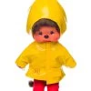 MONCHHICHI | RAINCOAT WITH SHOES BOY -Baby Related Monchhichi Plush Boy in Raincoat with Red Rain Boots Front Angle at jellybeet com 221172 17212 1024x1024 2x jpg