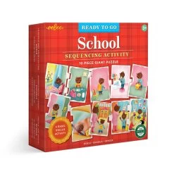 Eeboo 10 Piece Sequencing Puzzle - School