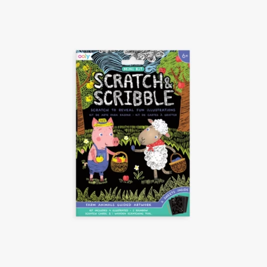 Ooly Mini Scratch And Scribble Art Kit 3 Ooly Mini Scratch And Scribble Art Kit