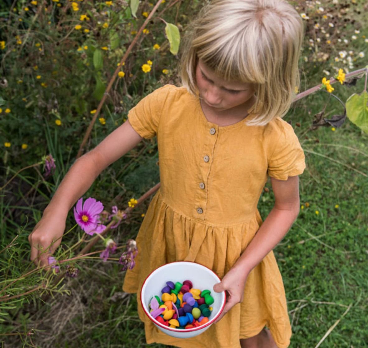 Mandala Rainbow Mushrooms 5 Mandala Rainbow Mushrooms - Image 3
