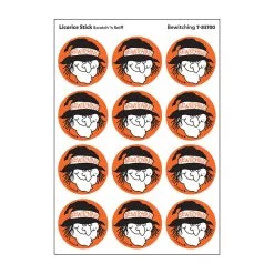 Scratch N' Sniff Holidays | Sticker Sheet 8 Scratch N' Sniff Holidays | Sticker Sheet -Baby Related T83700 2 Stickers Retro Bewitching Licorice Stick 1800x1800 jpg