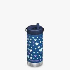 Klean Kanteen 12 Oz Insulated TKWide W/ Twist Straw Lid -Baby Related TKWide 12oz Straw Up Navy Hearts 600x jpg 1327e444 5bee 42b9 b6f3 7b87f6d9acee