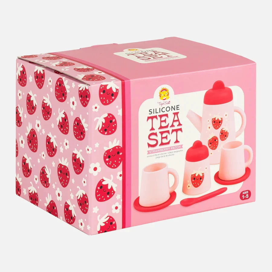 Tiger Tribe Silicone Tea Set - Strawberry 3 Tiger Tribe Silicone Tea Set - Strawberry