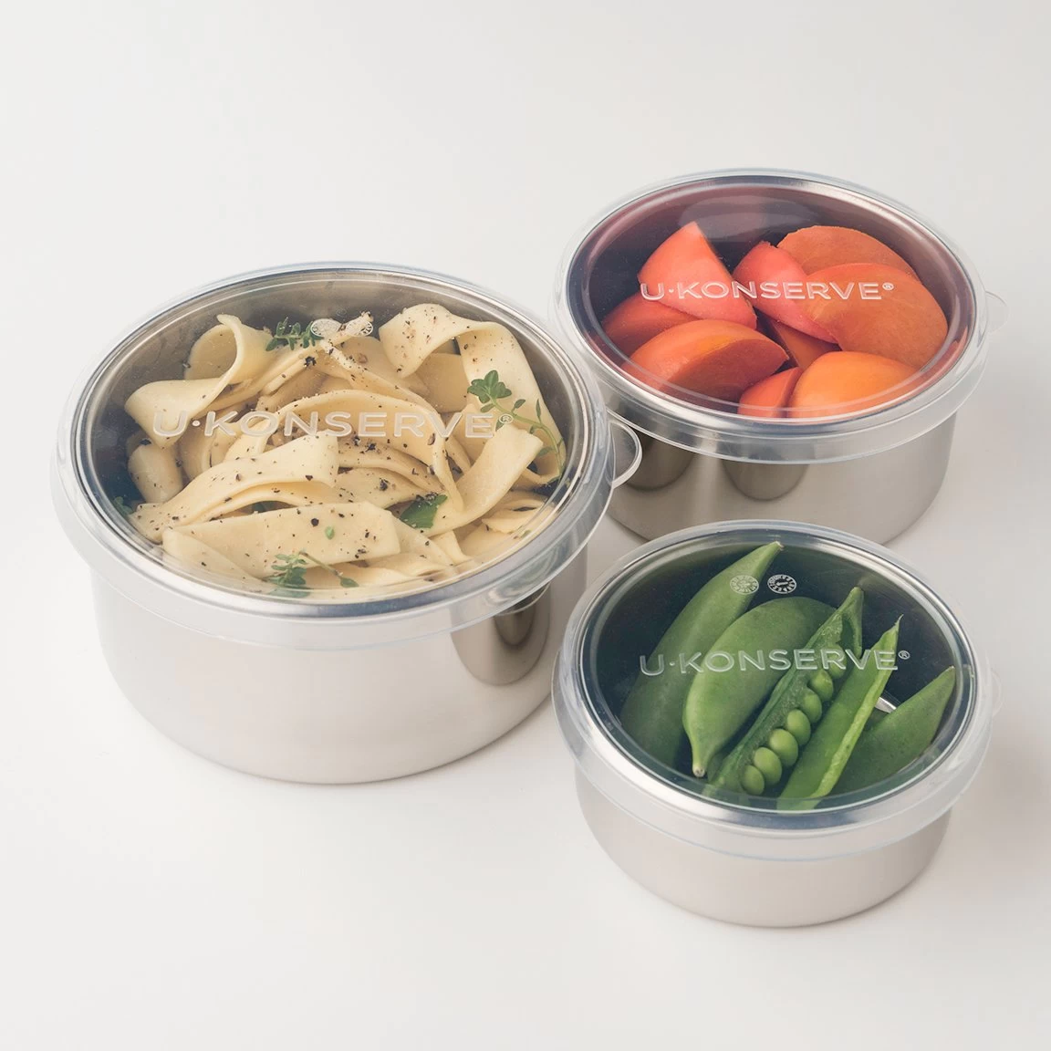 Round Nesting Trio Containers (Set Of 3) 4 Round Nesting Trio Containers (Set Of 3) - Image 2