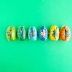 Dino Kiddough 4 Oz Filled Eggs 6 Pack