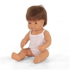 Miniland Baby Doll Caucasian Redhead