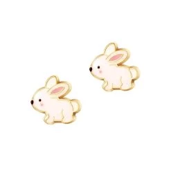 Stud Cutie Earrings | More Choices -Baby Related girl nation cutie stud glitter rabbit