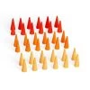 Mandala Orange Cones -Baby Related orangey