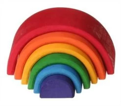Small 6 Piece Wooden Rainbow