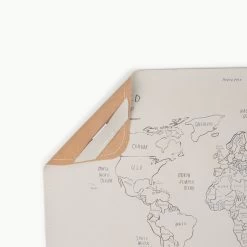 World Map Mini+ Vegan Leather Mat -Baby Related world map mini back of mat 2000x 611680b8 0e09 44d5 a03f 391814a273ce